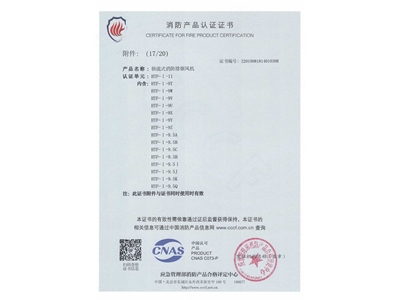 軸流式消防排煙風(fēng)機(jī)HTF-I-11